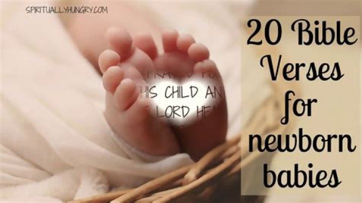 20 Bible Verses about Babies