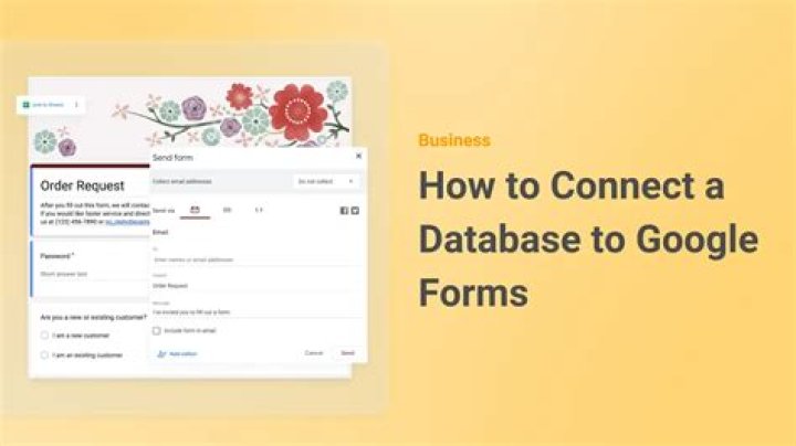 How to connect form data to 123FormBuilder