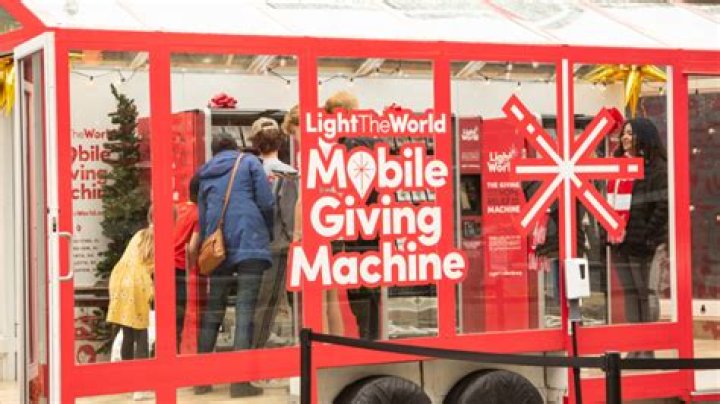 Light the World Mobile Giving Machine
