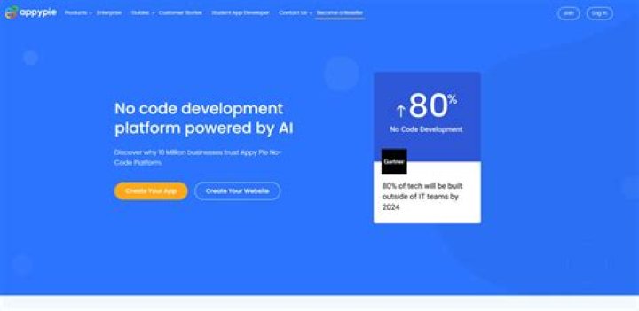 No Code App Development Platform Powered by AI