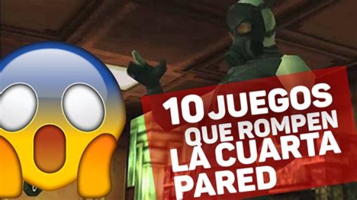 Rupturas de la cuarta pared en los videojuegos