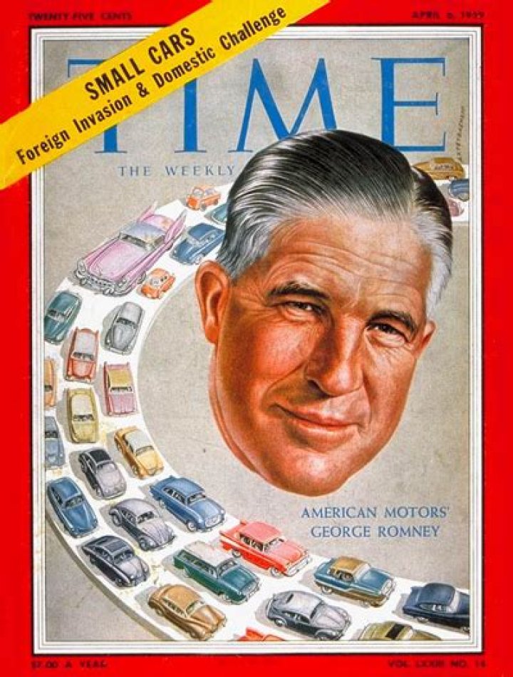 TIME Magazine Cover: George Romney - Apr. 6, 1959 - George Romney - Michigan - Cars - American Motors