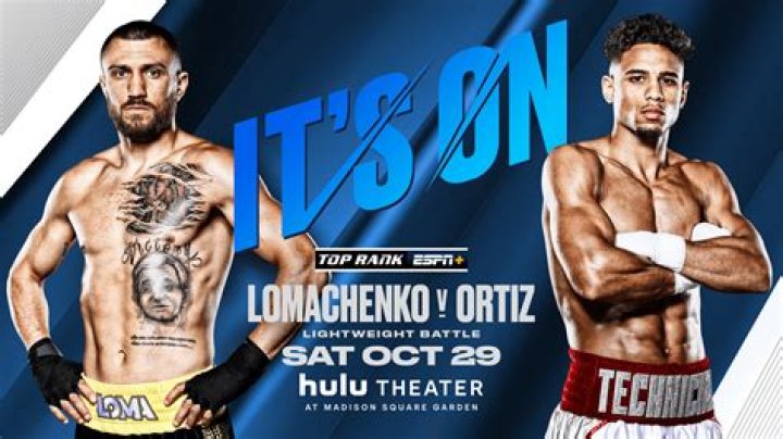 Vasiliy Lomachenko takes on Jamaine Ortiz in NYC on Oct. 29, with Ramirez-Magdaleno as co-main event